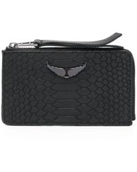 Zadig & Voltaire - Portemonnaie Mit Logo-Schild - Lyst