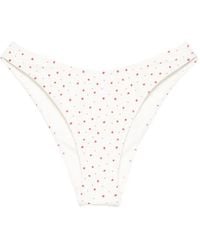 Frankie's Bikinis - Strawberry-Print Bikini Bottoms - Lyst