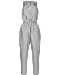 Calvin Klein Tuta lunga a righe - Grigio