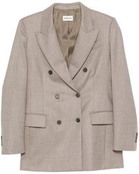 P.A.R.O.S.H. - Double-Breasted Peak-Lapels Jacket - Lyst