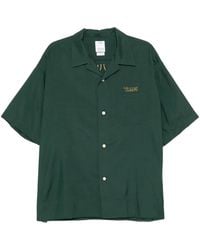 Visvim - Embroidered-Logo Short-Sleeve Shirt - Lyst