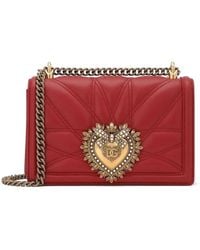 Dolce & Gabbana - Medium Devotion Shoulder Bag - Lyst