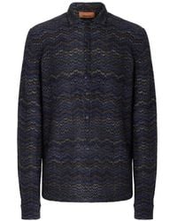 Missoni - Cashmere And Viscose Knit Shirt - Lyst