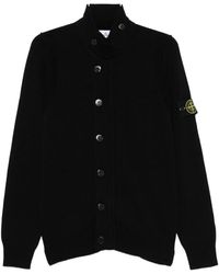 Stone Island - Compass High-Neck Cardigan - Lyst