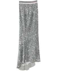 Styland - Sequin-Embellished Maxi Skirt - Lyst