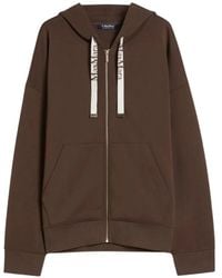Max Mara - Logo-Jacquard Zip Hoodie - Lyst