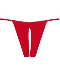Maison Close - Le Petit Secret Open Thong - Lyst