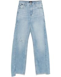 BOSS - Wide-Leg Jeans - Lyst