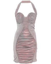MITILIANE COUTURE - Spiral-Cup Mini Dress - Lyst