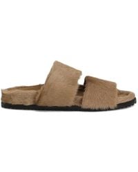 Dolce & Gabbana - Dolce & Gabbana Double-Strap Sandals - Lyst