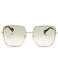 Lanvin - Twist Square-frame Sunglasses - Lyst