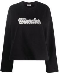 Moncler - Logo-Appliqué Sweatshirt - Lyst