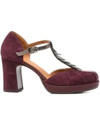 Chie Mihara - 80Mm T-Bar Heeled Pumps - Lyst