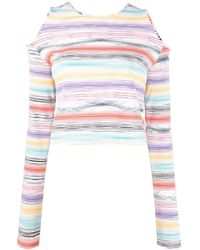 Missoni - Stripe-print Knitted Top - Lyst