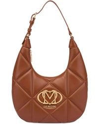 Love Moschino - ロゴプレート ショルダーバッグ - Lyst