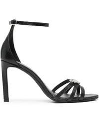 Zadig & Voltaire - Amee Wing Court 90Mm Leather Sandals - Lyst
