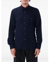 Xacus - Western-Yoke Pocket-Detail Shirt - Lyst