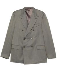 Caruso - Pinstripe-Print Double-Breasted Suit - Lyst