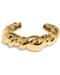 Completedworks - 18kt Gold Plated Meandering Cuff Bracelet - Lyst