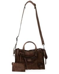 Balenciaga - Small Le City Leather Tote Bag - Lyst