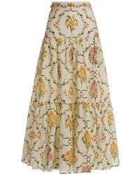 Agua Bendita - Anis Cordillera Maxi Skirt - Lyst