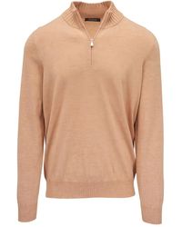 Gran Sasso - Zip Sweater - Lyst