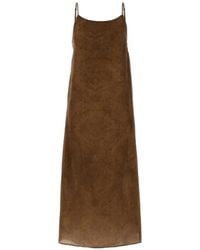 Uma Wang - Anaya Jacquard-Pattern Maxi Dress - Lyst