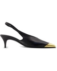 Anine Bing - Nelly Metal-Toe Slingback Pumps - Lyst
