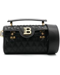 Balmain - Gesteppte Mini-Tasche - Lyst