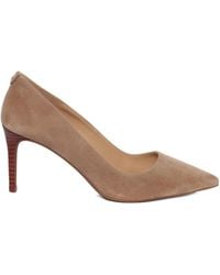 MICHAEL Michael Kors - Zapatos Alina de ante de tacón y puntera en punta - Lyst