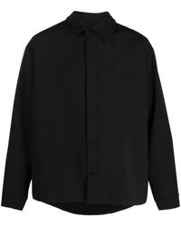 Represent - Initials-embroidered Long-sleeve Shirt - Lyst