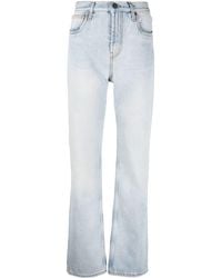 Etro - Gerade Jeans mit Logo-Prägung - Lyst