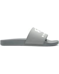 Balenciaga - Logo-Embellished Slides - Lyst