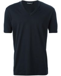 Dolce & Gabbana - Classic V-neck T-shirt - Lyst