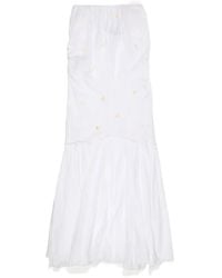Bimba Y Lola - Ruched Strapless Dress - Lyst