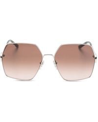 Gucci - Geometric Logo Sunglasses - Lyst