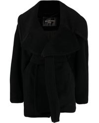 Balenciaga - Belted-Waist Oversize Coat - Lyst