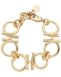 Ferragamo - Gancini Chain-link Bracelet - Lyst