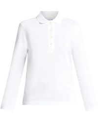 Lacoste - Stretch Cotton Polo Top - Lyst