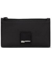KARL LAGERFELD - Logo-Patch Card Holder - Lyst