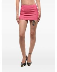 DSquared² - Side-Zip Fitted Mini Skirt - Lyst