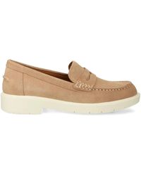 Geox - Spherica Ec1 Suede Loafers - Lyst