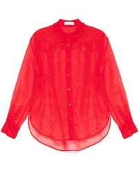 Frankie Shop - Peri Sheer Shirt - Lyst