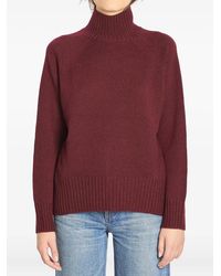 Allude - Rollkragenpullover mit geripptem Saum - Lyst