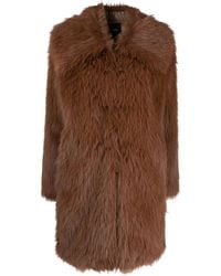 Pinko - オーバーサイズカラー エコファーコート - Lyst