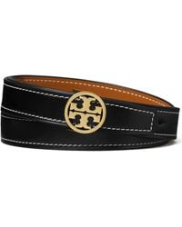 Tory Burch - 1" Miller Smooth Reversible Belt - Lyst