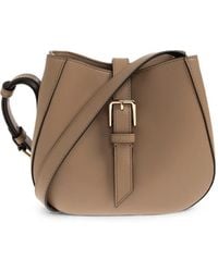 Furla - Mini Dora Buckle-Strap Leather Shoulder Bag - Lyst