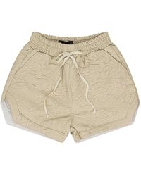 Who Decides War - Crinkled-Effect Shorts - Lyst