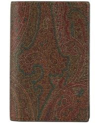 Etro - Paisley-Print Card Holder - Lyst