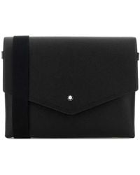Montblanc - Companion Pebbled Leather Cross Body Bag - Lyst